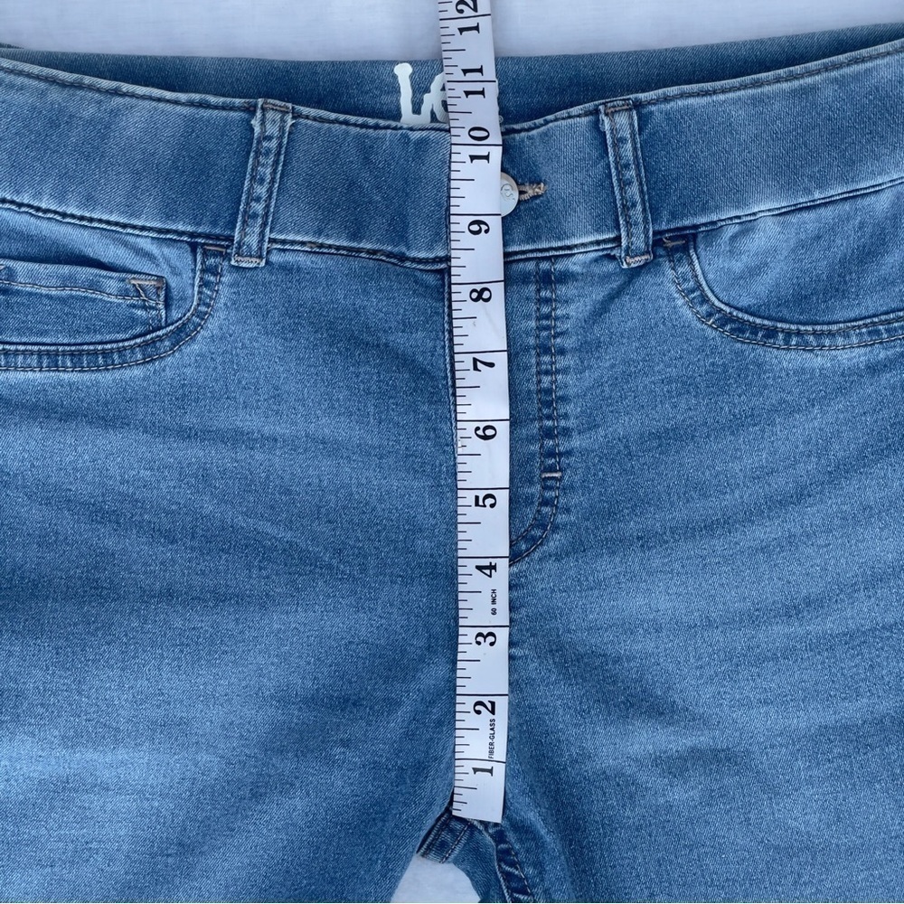 Lee Pull on skinny denim jeans jeggings medium wash size medium - Picture 9 of 12